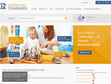 Tablet Screenshot of en-standard.eu